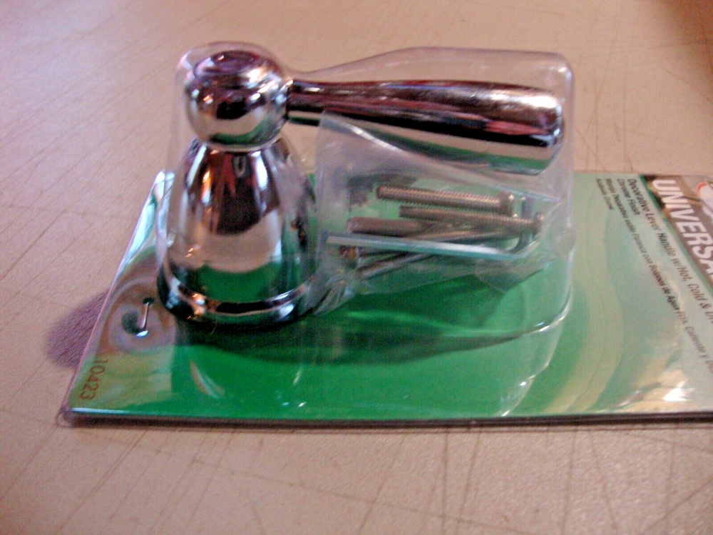 DANCO Decorative Lever Handle Chrome 10423 Diverter Hot Cold  1 Day  Shipping