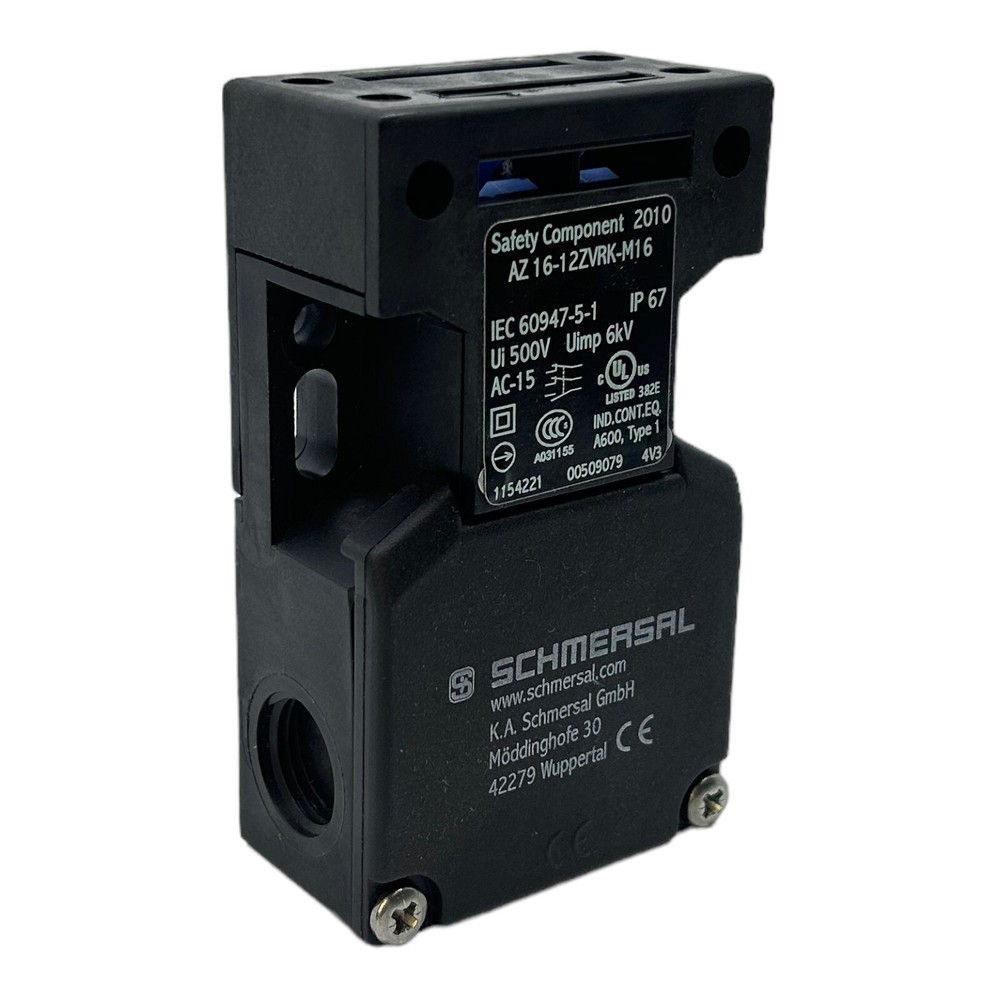 Schmersal AZ16-12ZVRK-M16 Safety Switch 230VAC 4A 24VDC 4A IP67