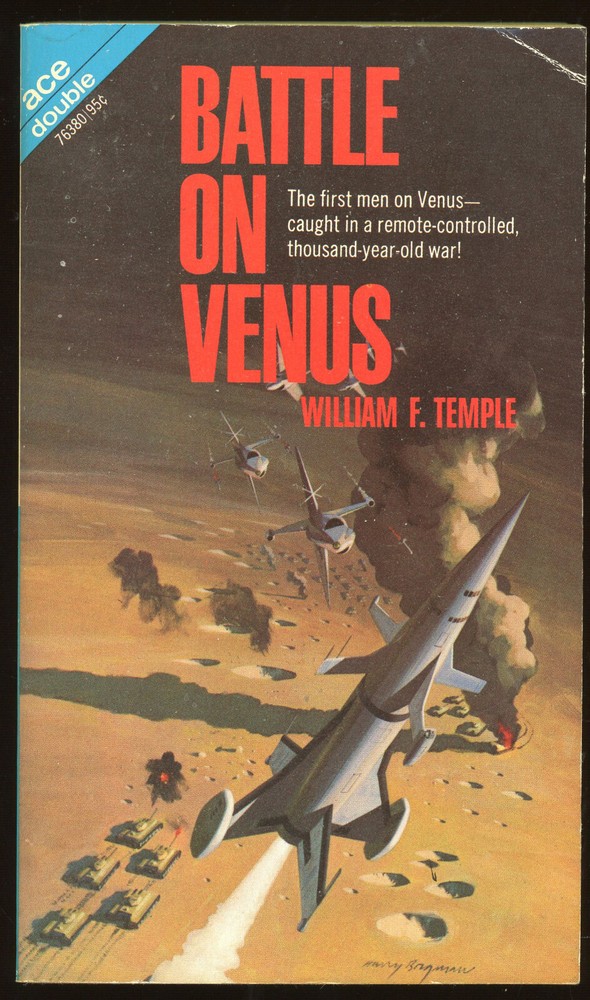 Ace Double 76380: BATTLE ON VENUS/THREE SUNS OF AMARA, both by Temple. 1973.
