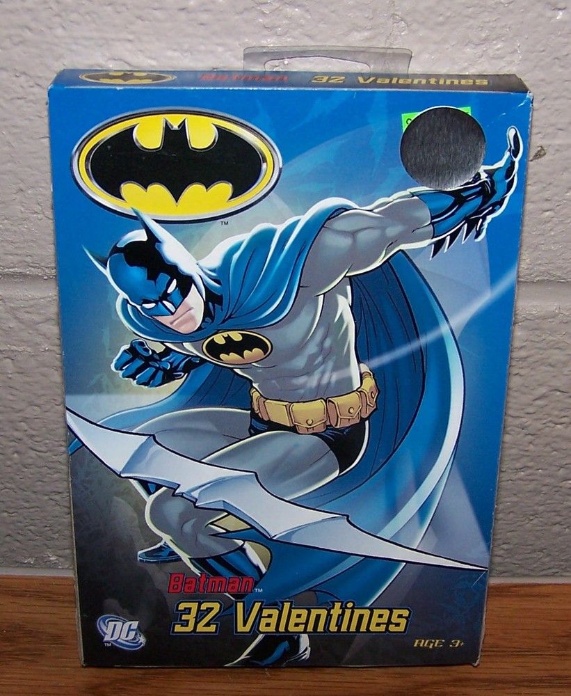 Valentines Day Cards (Box of 32) DC Comics Batman