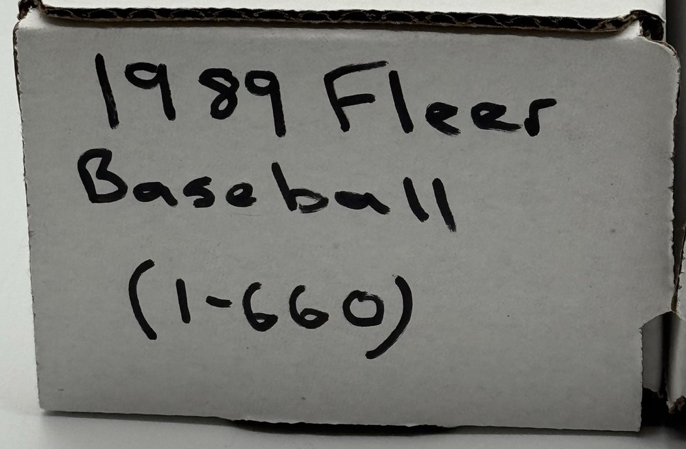 1989 Fleer Baseball Complete Set Lot Griffey Jr RC 4 Sets