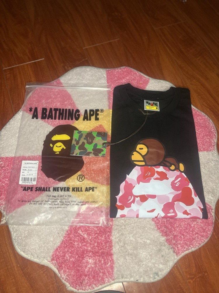 Bape Milo Red Camo T-Shirt Streetwear Iconic Design
