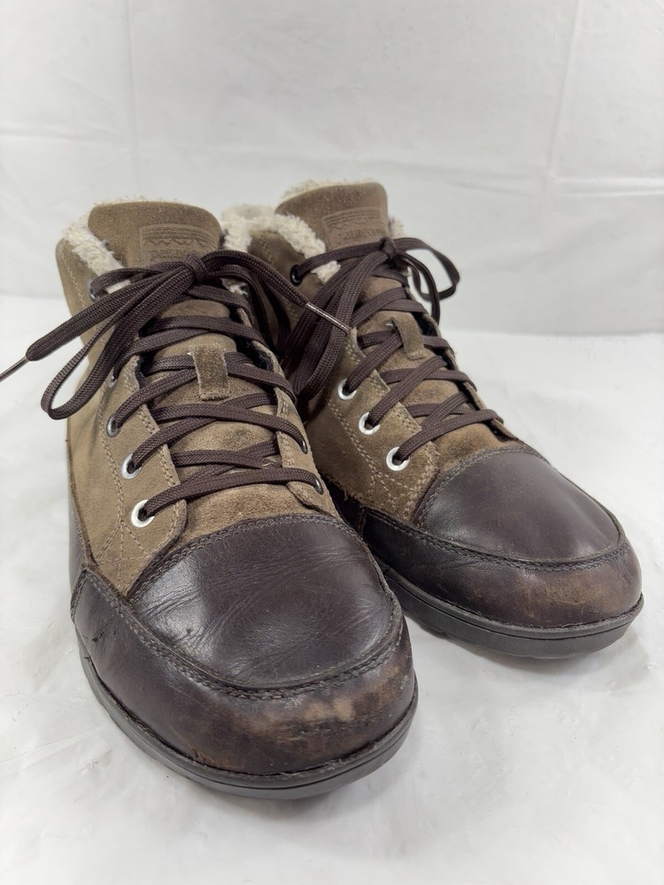 Patagonia Activist Fleece Canteen Brown Suede Shoes Men’s Size 9