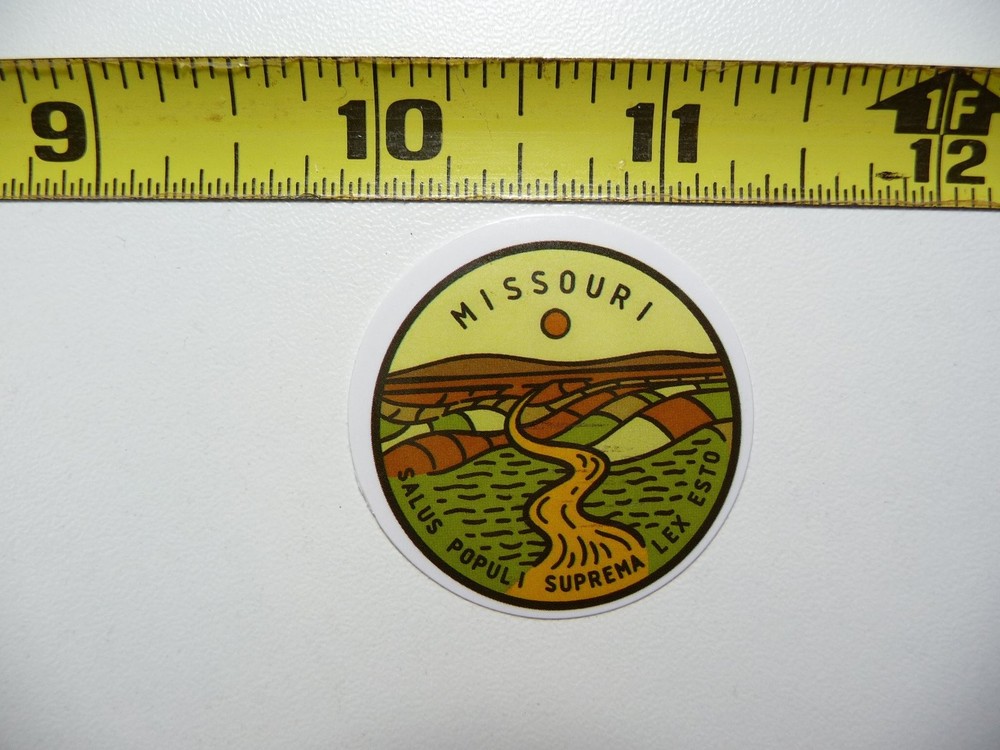 Missouri state pride decal sticker show love for your home motto