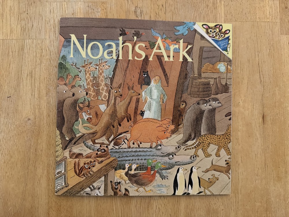 Vintage Children's Book, Noah's Ark, Illustrated by Charles E. Martin