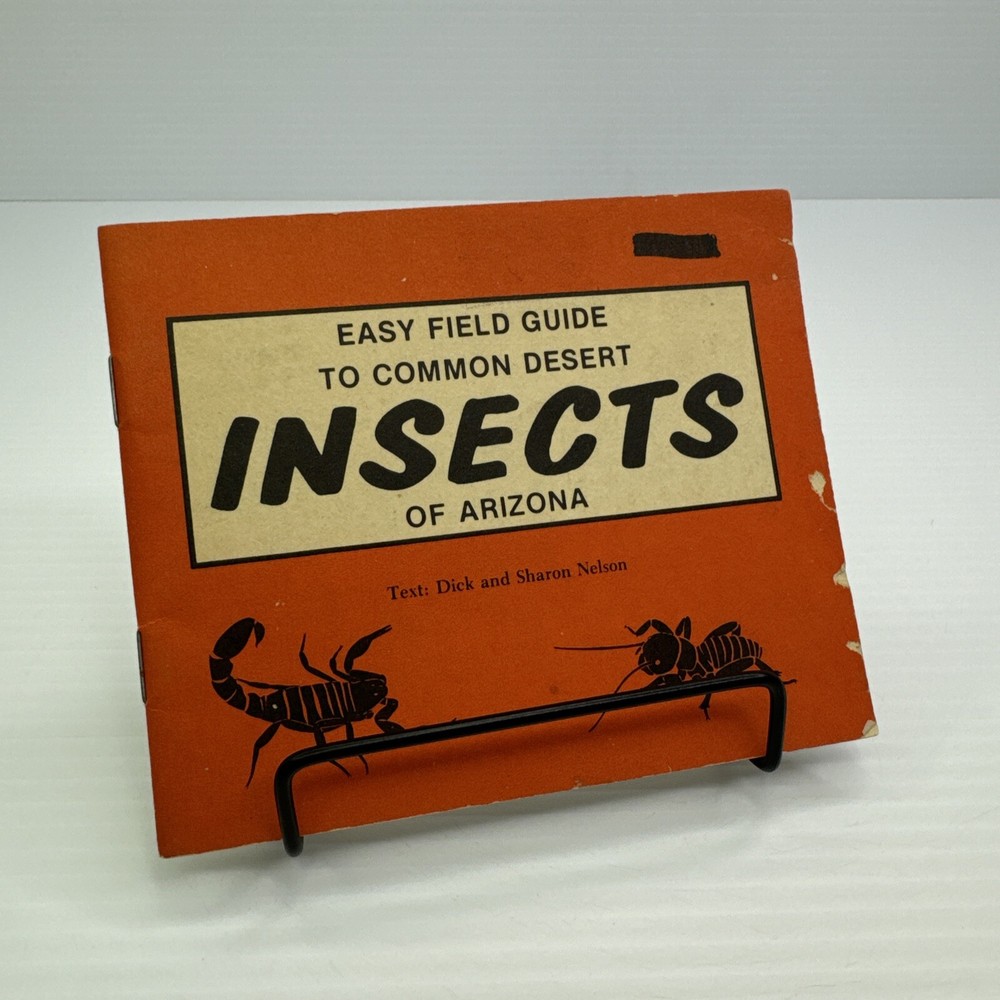 Easy Field Guide to Common Desert Insects of Arizona Nelson 1977 Pocket Guide