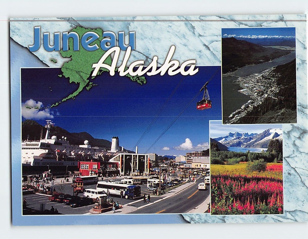 Postcard Scenes & Views in Juneau Alaska USA