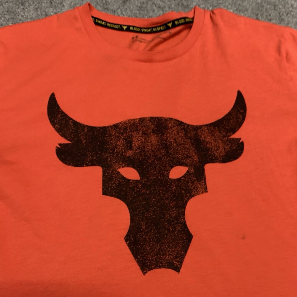 Under Armour Mens M Project Rock Loose Heatgear Training Shirt