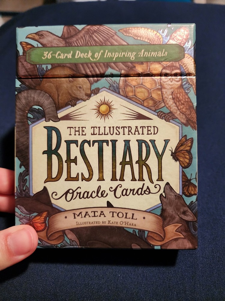 The Illustrated Bestiary Oracle Cards Collectible New In Box