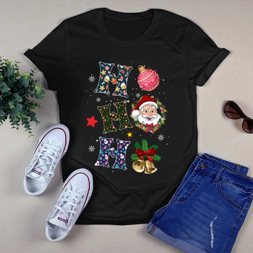 Ho Ho Ho Santa Claus Christmas Xmas Gift Tshirt