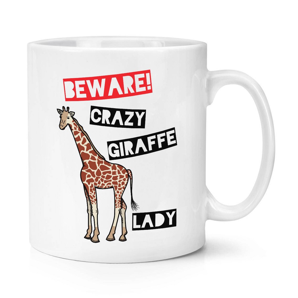 Beware Crazy Giraffe Lady Cup Coffee Mug Coffee Cup Mug Cup