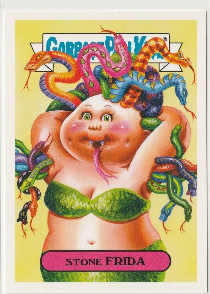 Vintage Stone Frida #9a Garbage Pail Kids GPK 2018 Horror-ible Card