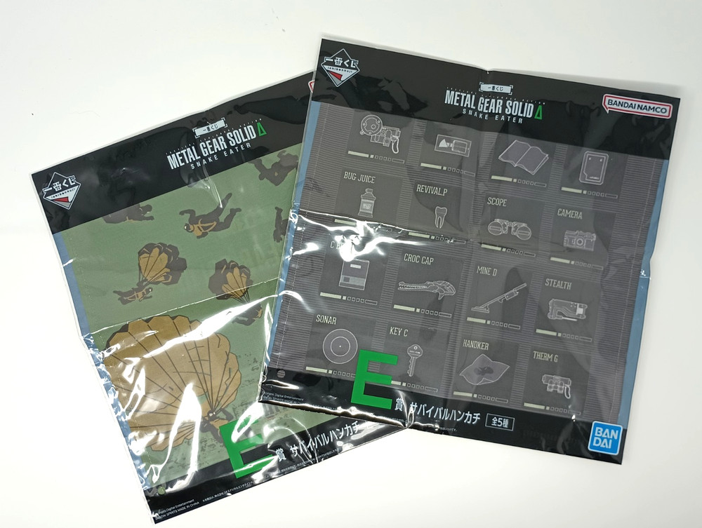 Metal Gear Solid Δ Snake Eater Handkerchief Prize E Virtuous Mission Item List
