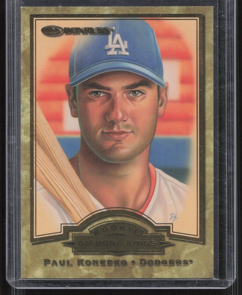 1998 Donruss #8 Paul Konerko Rookie Diamond Kings Canvas #/10000