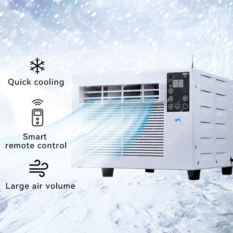 Portable Air Conditioner for Outdoor Tent Camping RVs Indoor with Remote ,110V