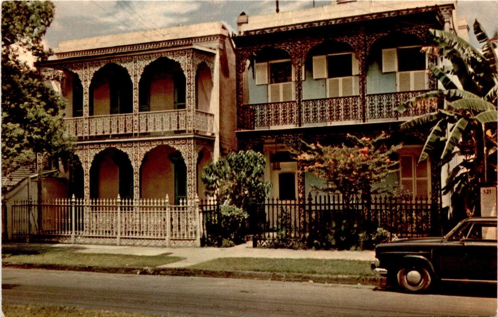 New Orleans, Louisiana, Vieux Carre, French Quarter, historic Postcard