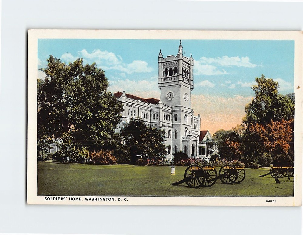 Postcard Soldier's Home Washington DC USA