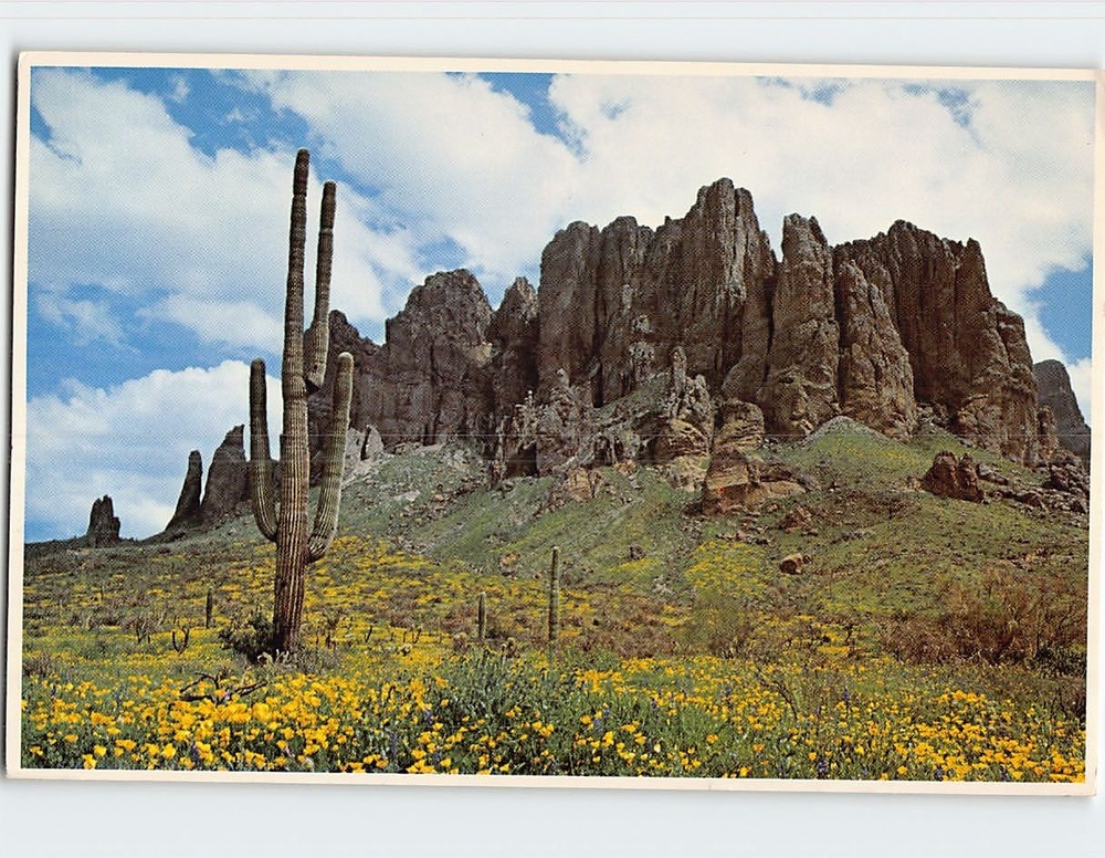 Postcard Superstition Mountain Arizona USA