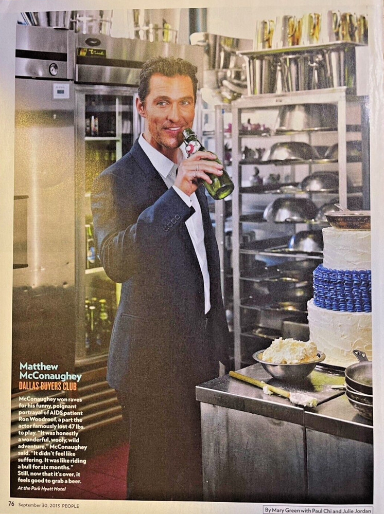2013 Actor Matthew McConaughey