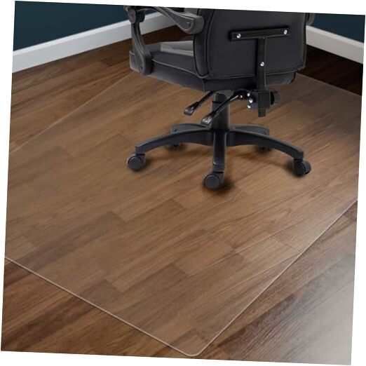 Clear 36x48 Office Chair Mat for Hardwood Floors – Protects Desks & Flooring  