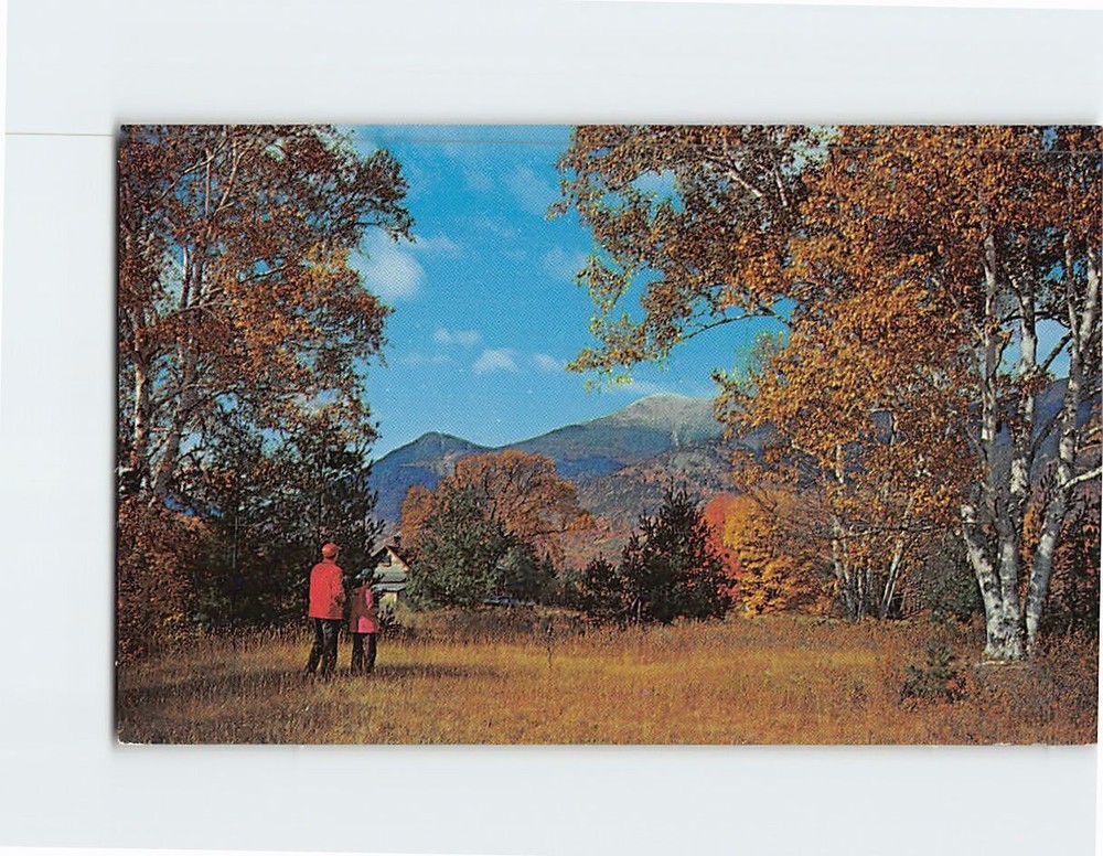 Postcard Whiteface Mountain in the Adirondacks New York USA