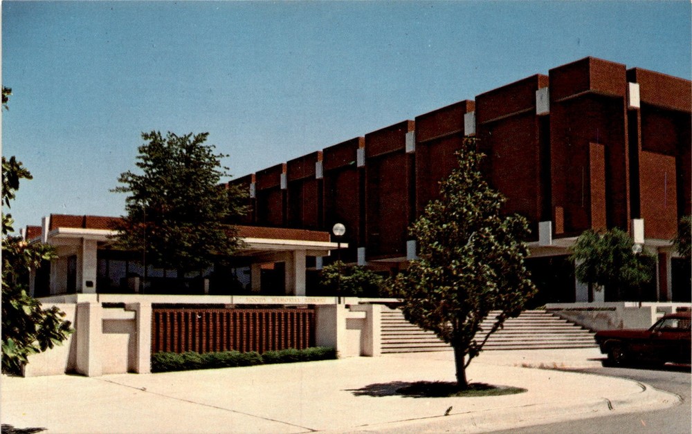 MOODY MEMORIAL LIBRARY, Baylor University, Waco, Texas, L. T. Postcard
