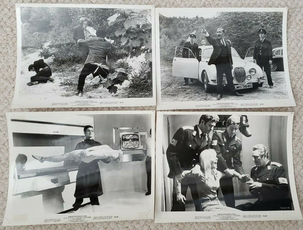 Vintage Photo 1970 Scream and Scream Again 4 photos Camp Horror classic