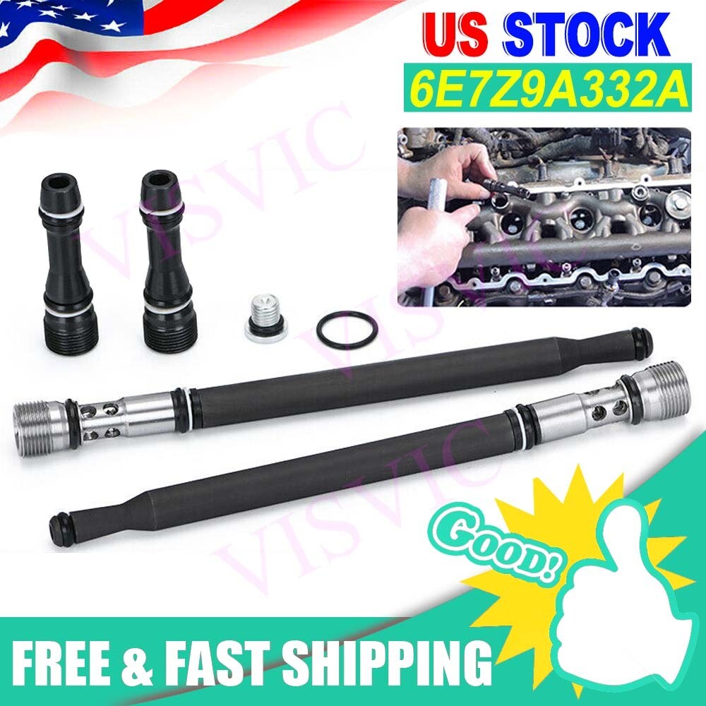 FITS 2003-2010 Ford 6.0L Powerstroke Diesel Updated Stand Pipe & Dummy Plug Kit