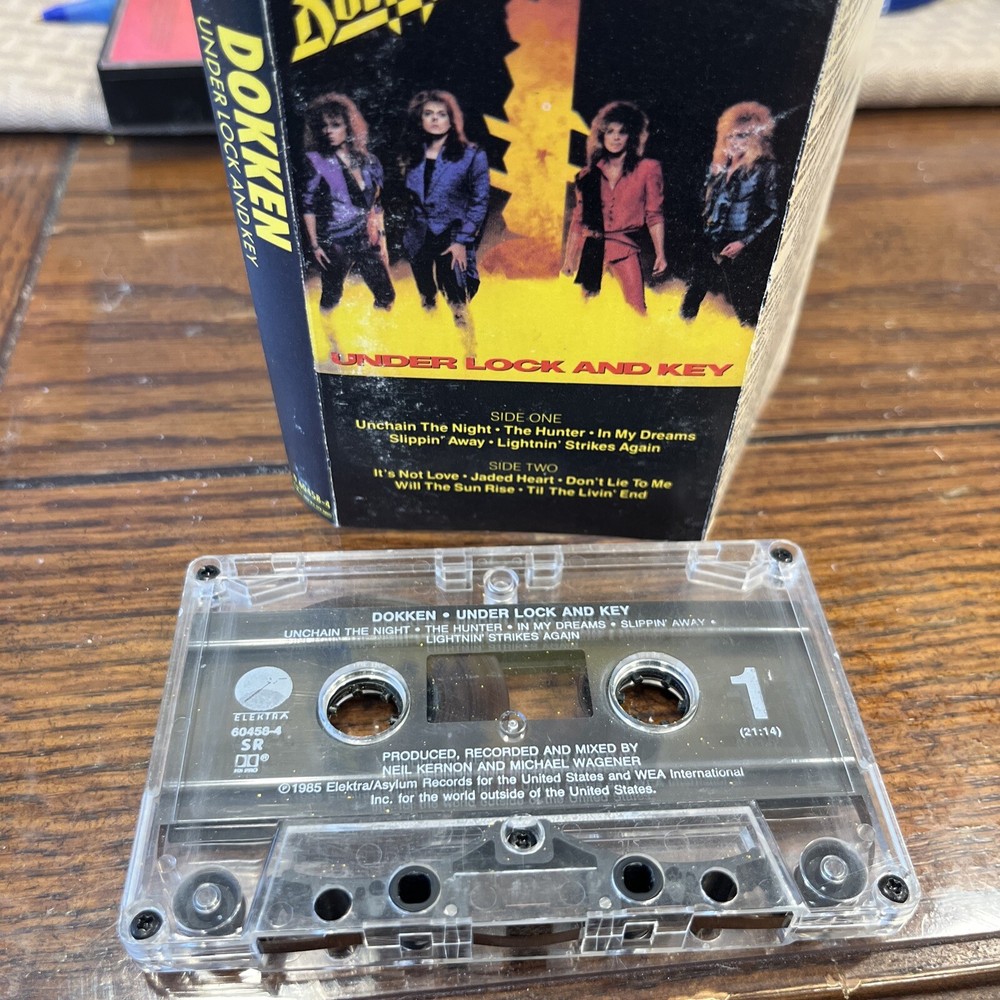 Under Lock & Key by Dokken (Cassette, 1990) - Complete