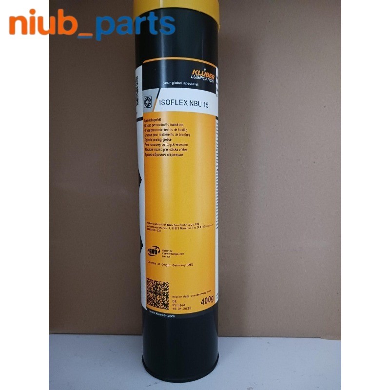 KLUBER Lubrication ISOFLEX NBU 15 Grease 400g ( 14.1 oz) New Cartridge free ship
