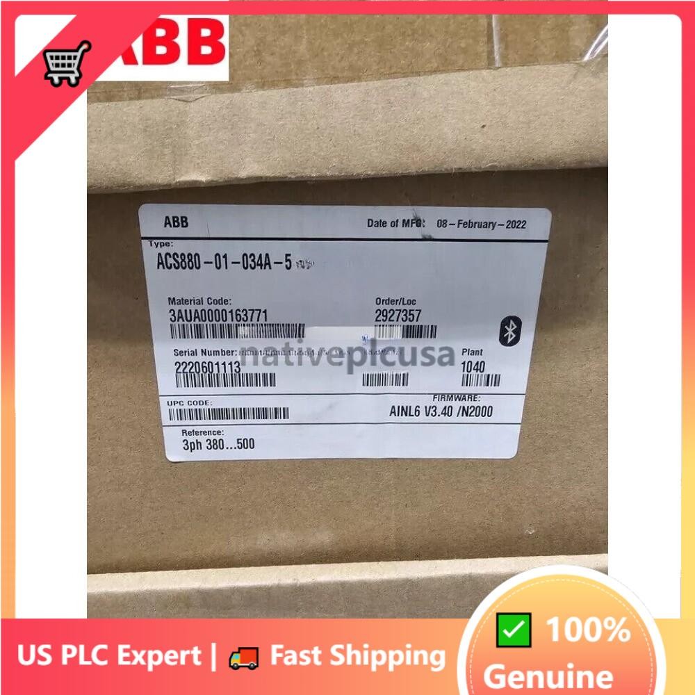 NEW - ABB DC Drives ACS880-01-034A-5 Frequency Converter Drive 18.5kW#