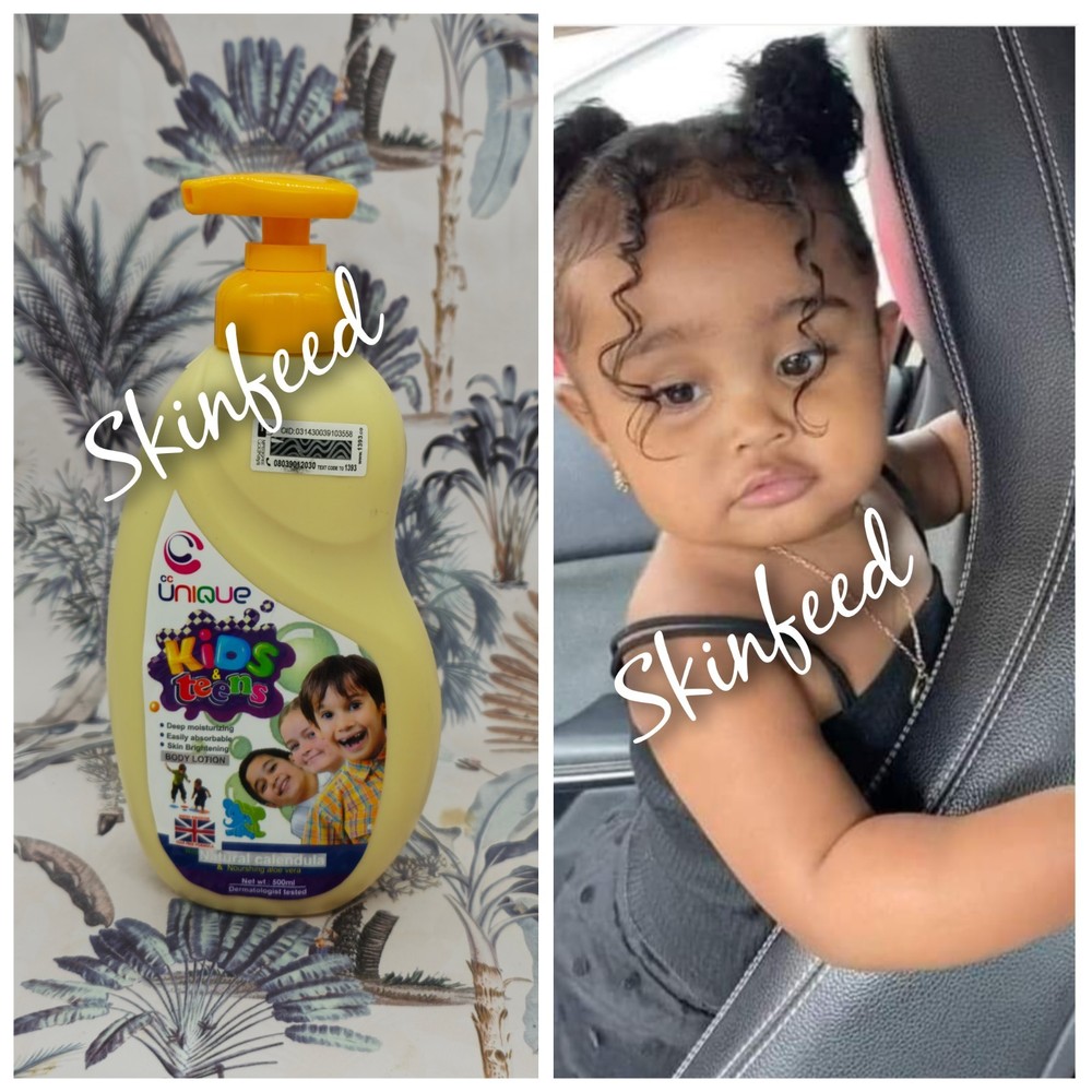 X 1 Unique Kids & Teens Skin Brightening Body Lotion For  Sensitive Kids Skin👌