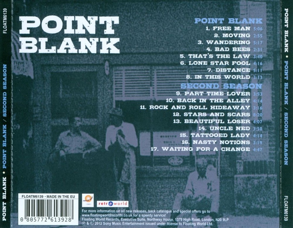Point Blank Point Blank/Second Season New Cd