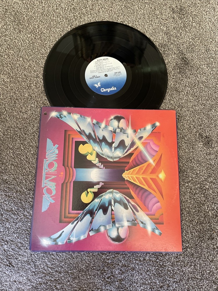 ROBIN TROWER - In City Dreams - Vinyl LP 1977 Chrysalis CHR-1148 Rock Exc Cond