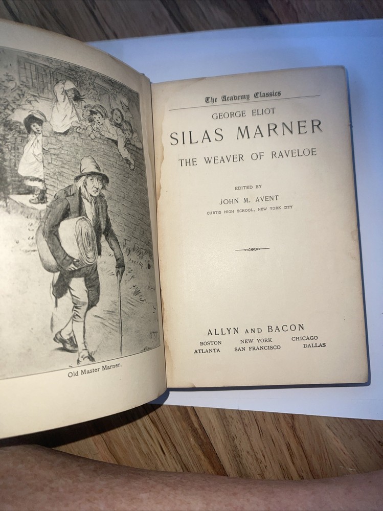 Silas Marner Vintage 1928 Hardcover George Eliot Academy Classics A1