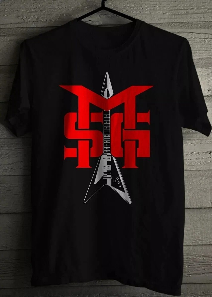 Vtg The Michael Schenker Group Cotton Black Full Size Unisex Shirt