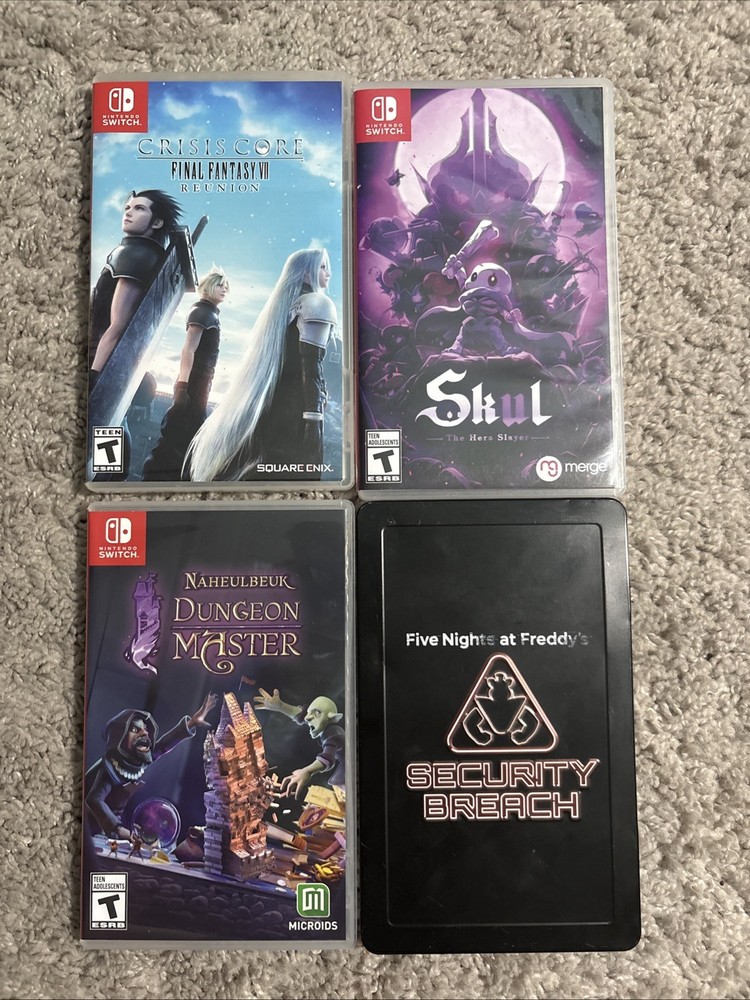 Lot Of 4 Nintendo Switch Games