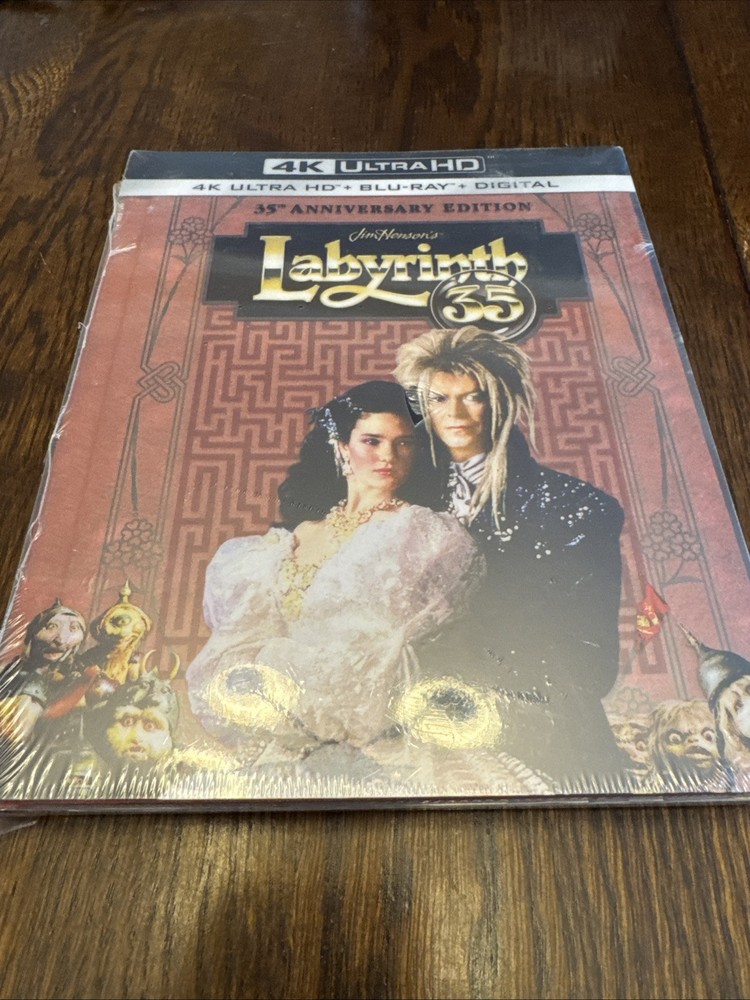 Labyrinth (1986) 4K Ultra HD Blu-ray 35th Anniversary US Release w/SLIPCOVER