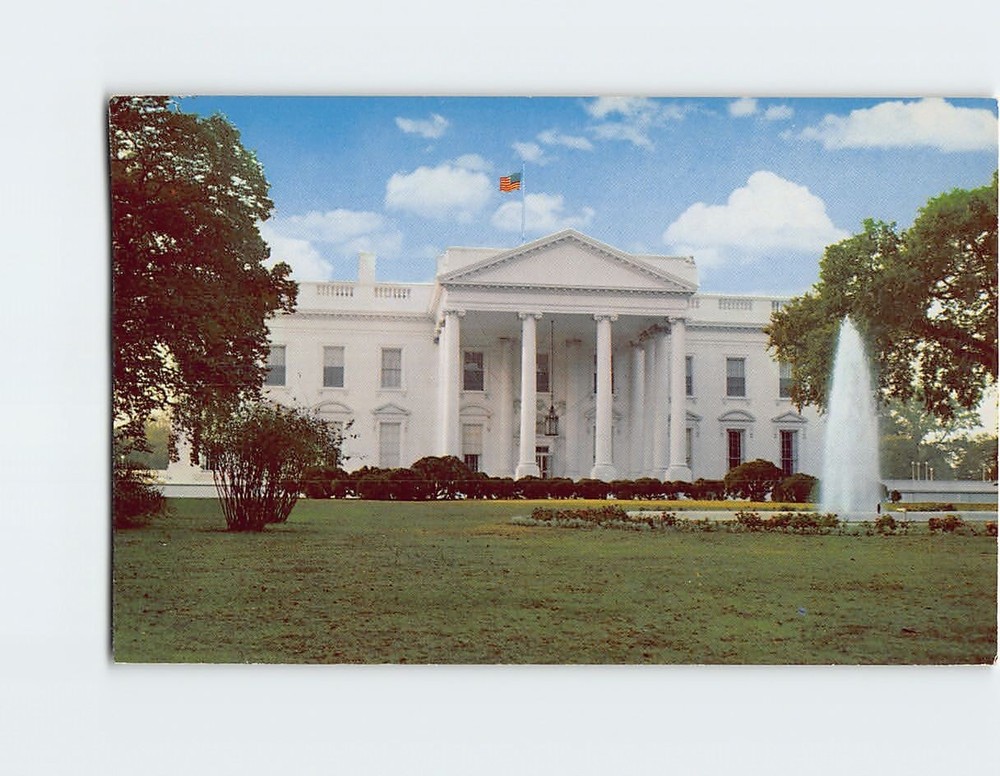 Postcard The North Portico Of White House Washington DC