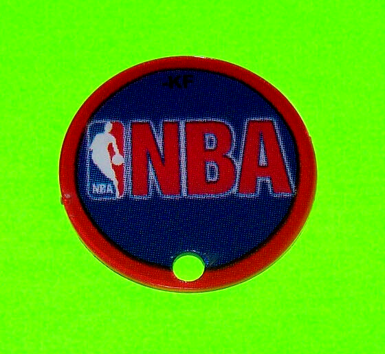 NBA Original Pinball Machine Plastic Promo Keychain New Old Stock Vintage