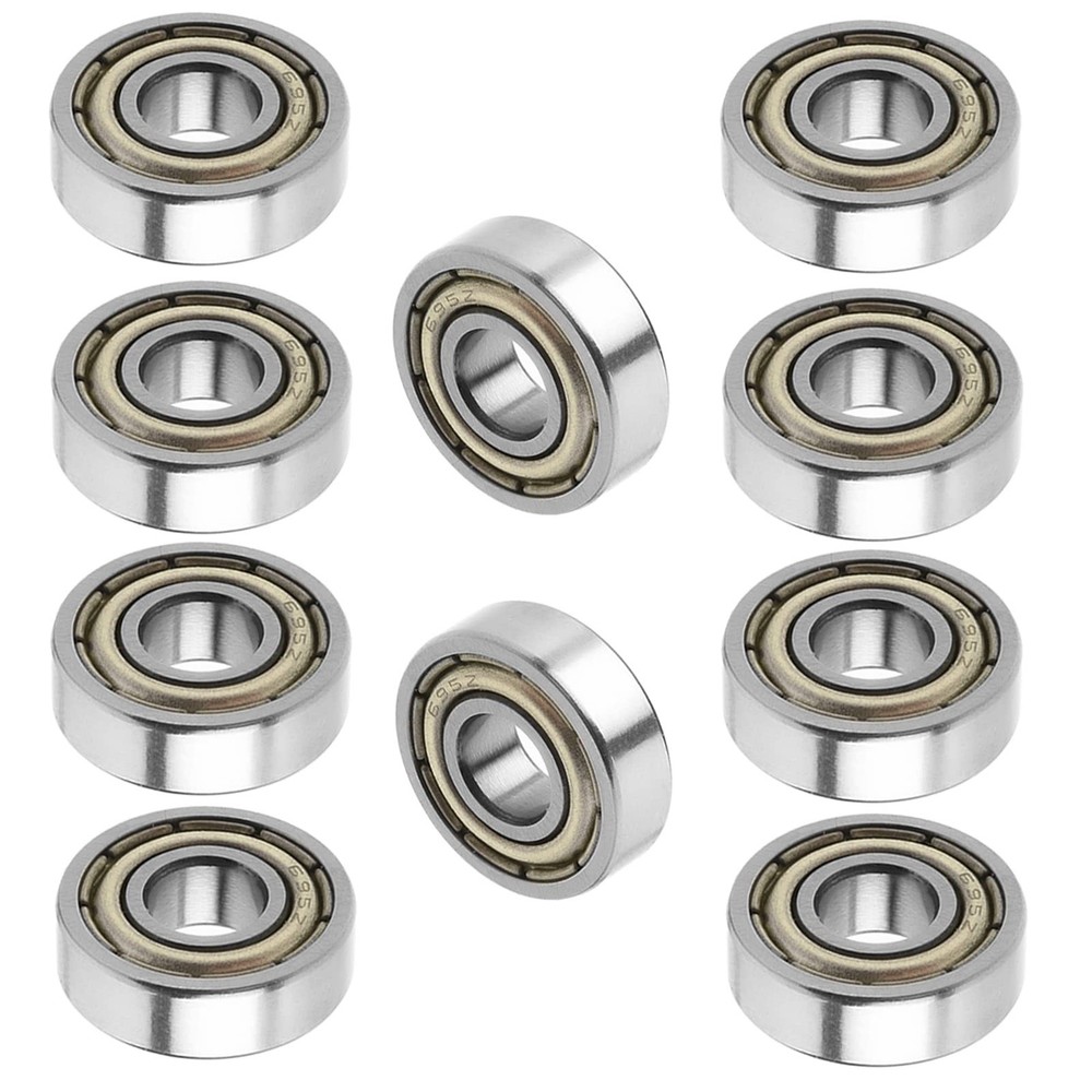 Mini Deep Groove Ball Bearing Metal Small Silent Carbon Steel Sealed Bearing