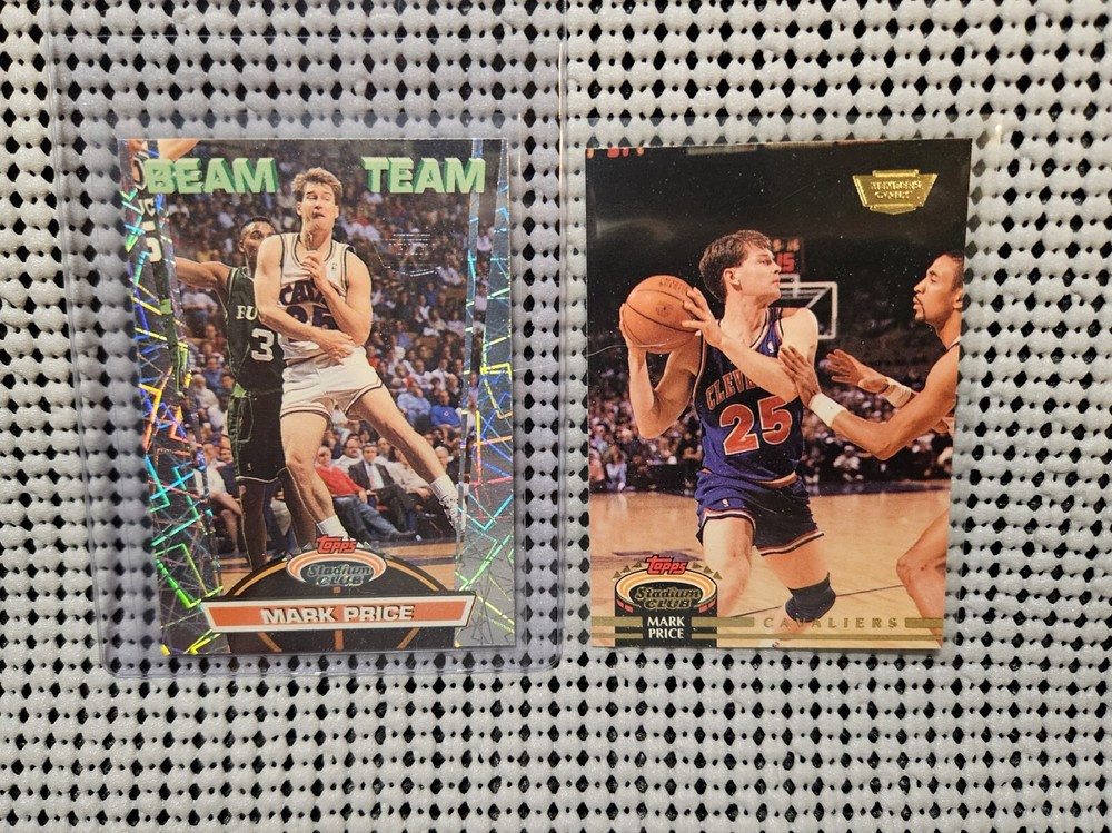 Mark Price RARE **Members Only LOT x2** 1992 Topps Stadium Club SP Beam Team