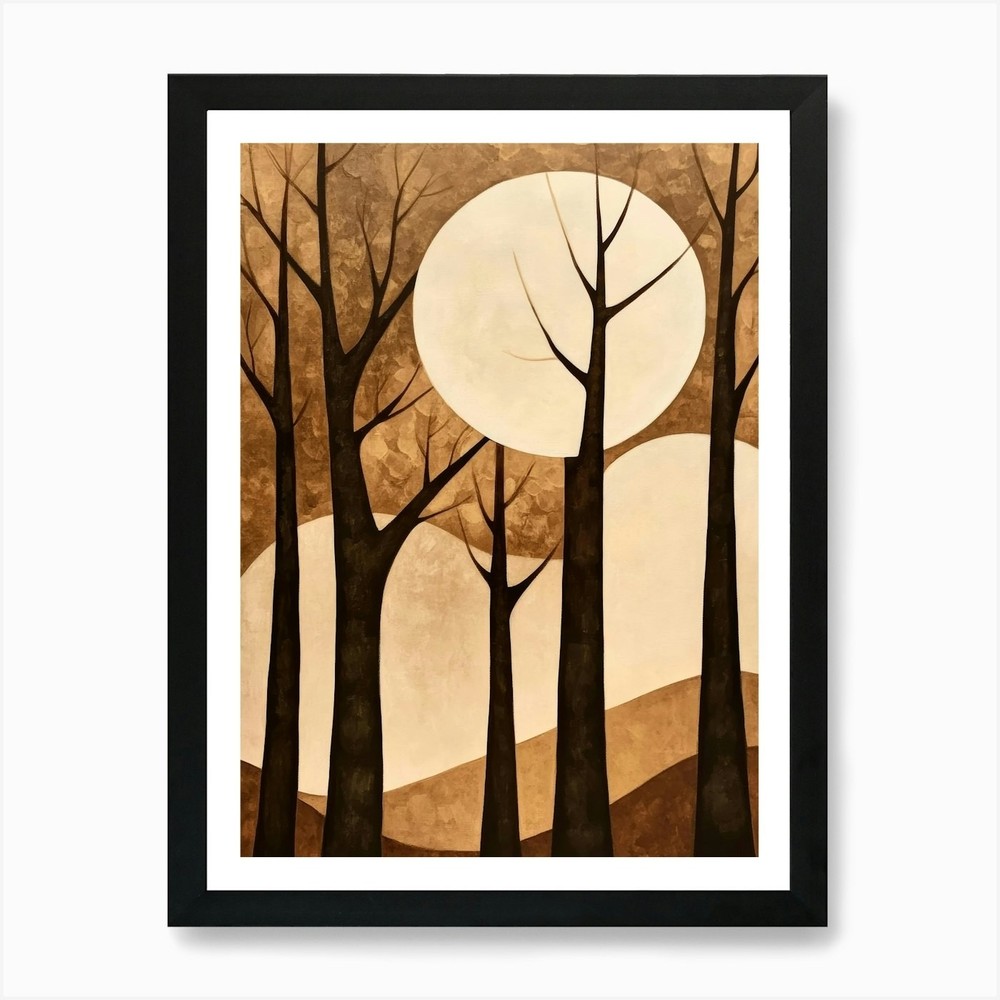 Trees In The Sky 2 Art Print Framed Wall Art Poster Canvas Print Picture