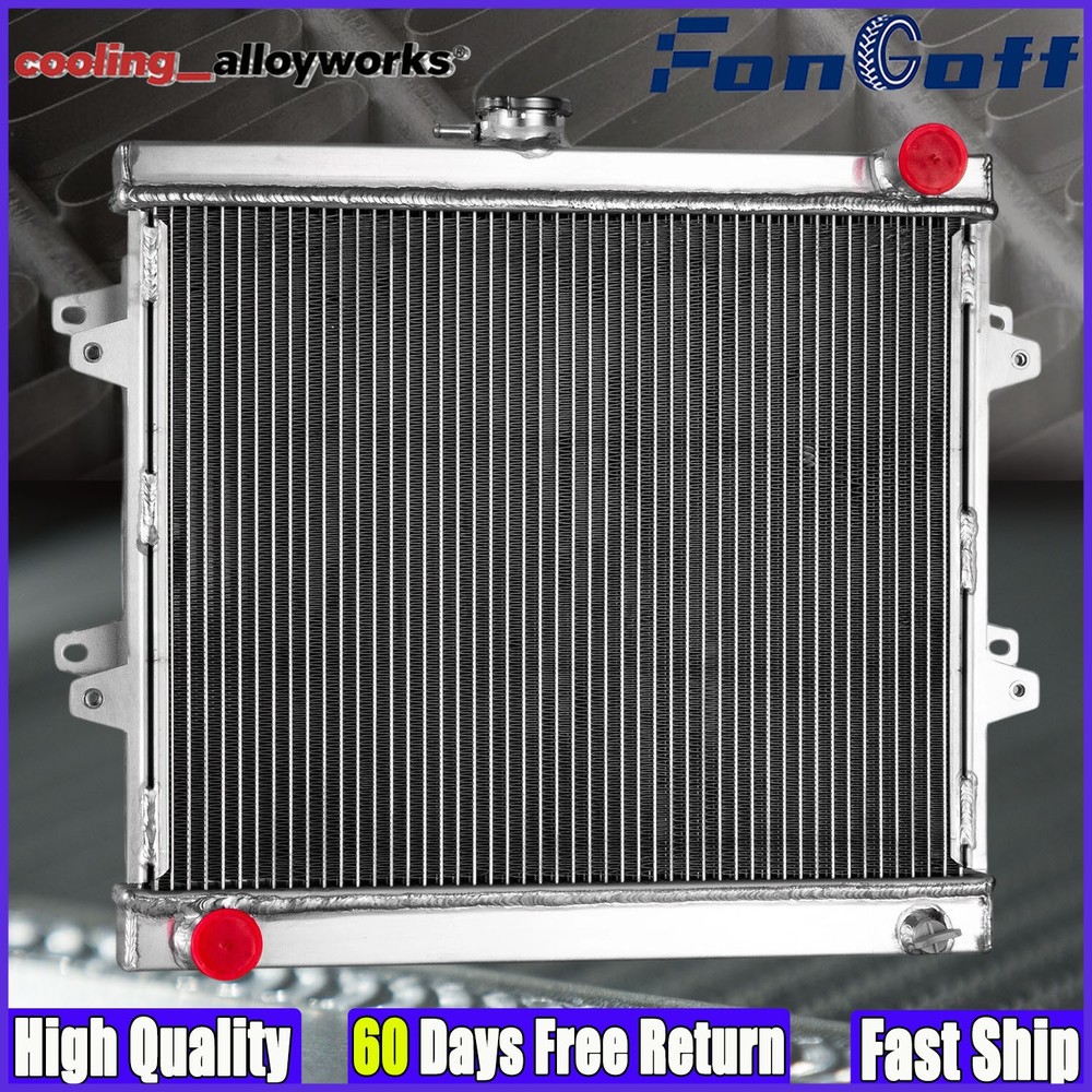 3-Row Aluminum Radiator Fits 1984-1995 1986 Toyota Pickup 4Runner DLX 2.4L L4 MT