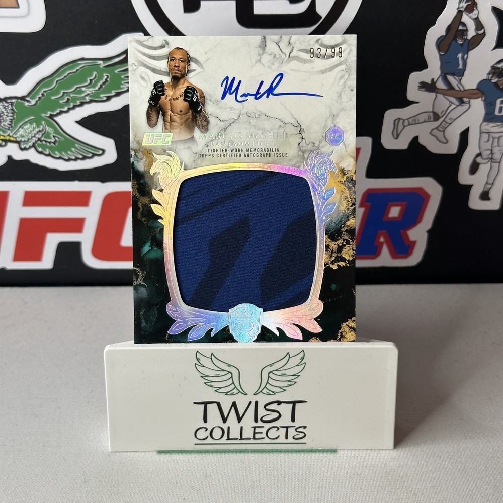 Marcus Mcghee Rookie Relic Auto 93/99 2025 Topps Royalty Ufc #Rra-Mc