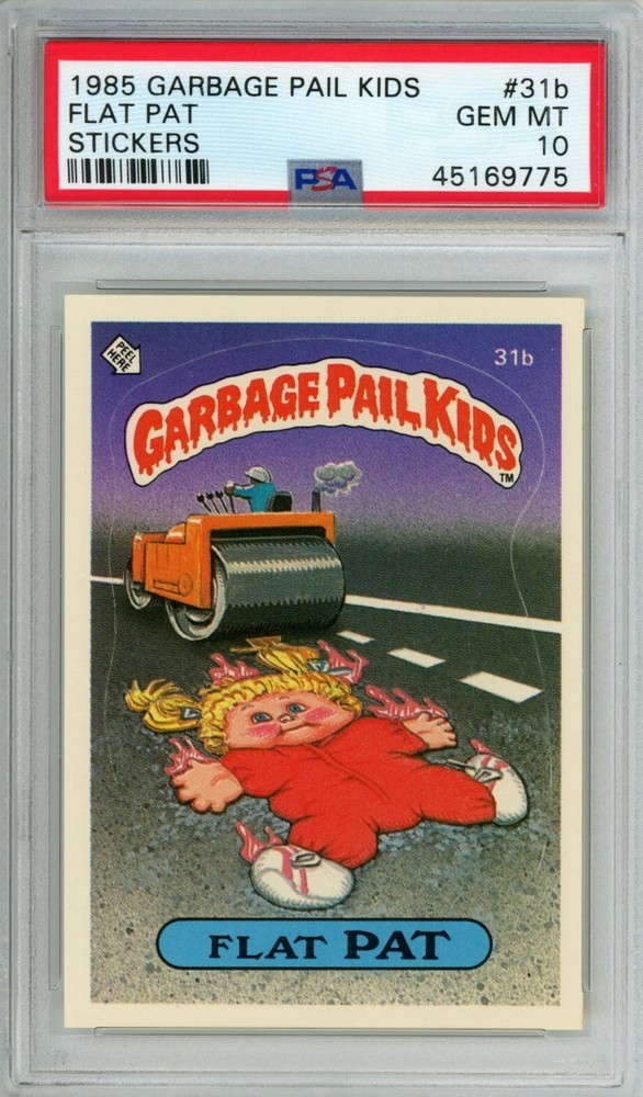 1985 Topps OS1 Garbage Pail Kids Series 1 FLAT PAT 31b Matte Card PSA 10 GEM MT