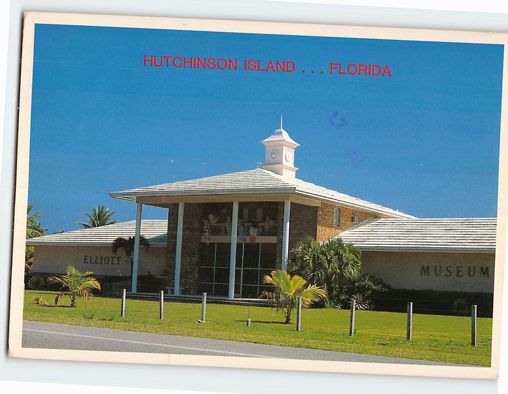 Postcard The Elliott Museum Hutchinson Island Florida USA