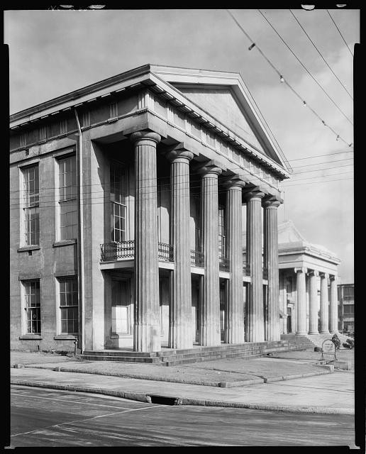Photo:Salisbury North Carolina Court House 1938 Classical Columns