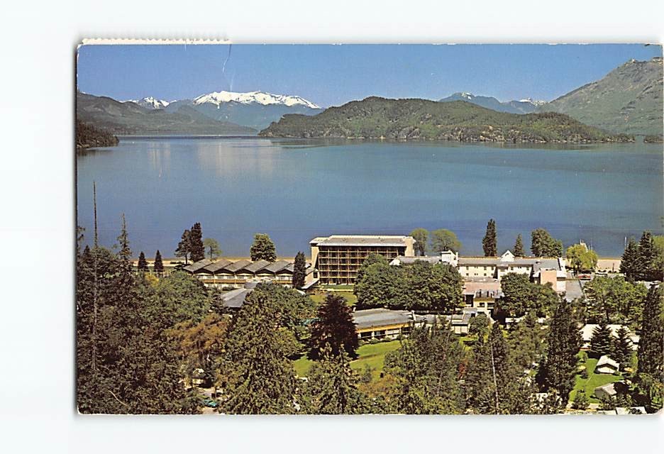 Postcard The Harrison Hotel Harrison Hot Springs British Columbia Canada
