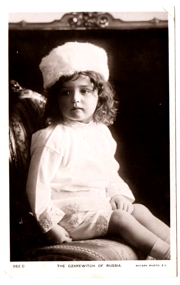 Antique Postcard Alexi Nikolaevich Tsarevich Royalty Russia